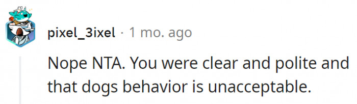 4. There was good cause behind the request, so it's not wrong