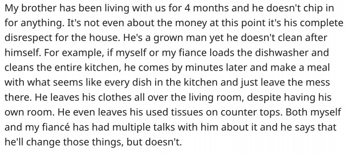 That's a heavy brother, honestly.