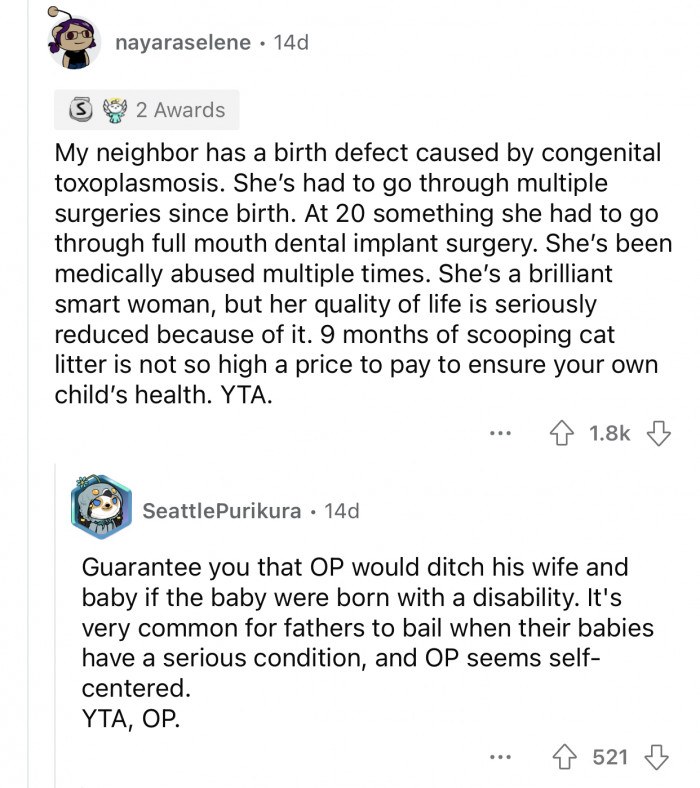 The quality of her life could seriously get reduced because of it.