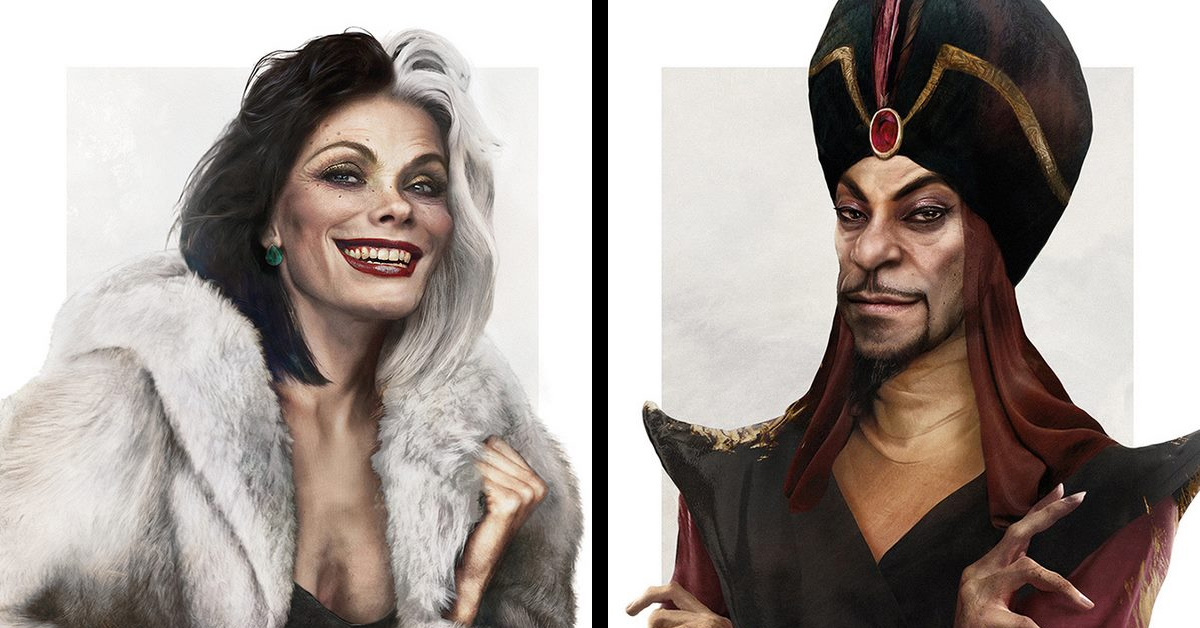 Finnish Artist Breaks The Internet With Strikingly Realistic Illustrations Of The Most Iconic Disney Villains