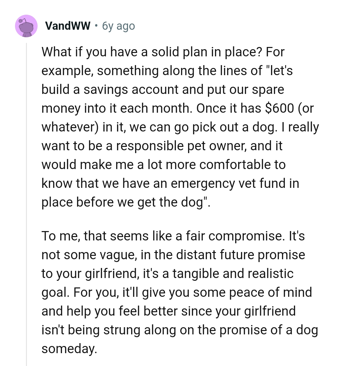 Having an emergency pet fund