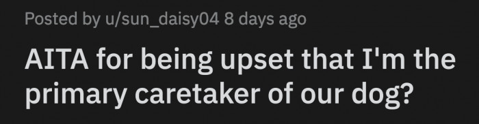 OP's mom does not help as much because she works long hours, and her brother David is barely home.