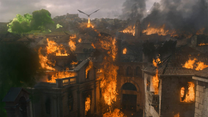 The innocents in King's Landing: Burned by Daenerys