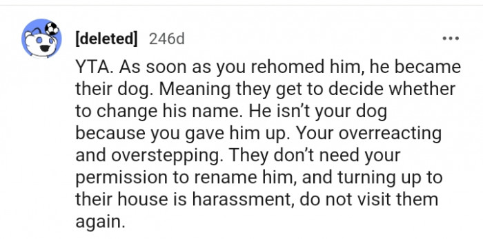 3. Turning up to their house is harassment