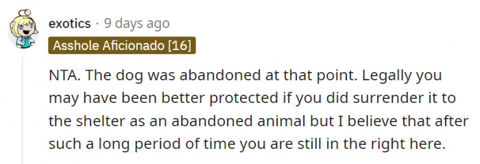 10. Six months is too long a time for it not to be considered abandonment