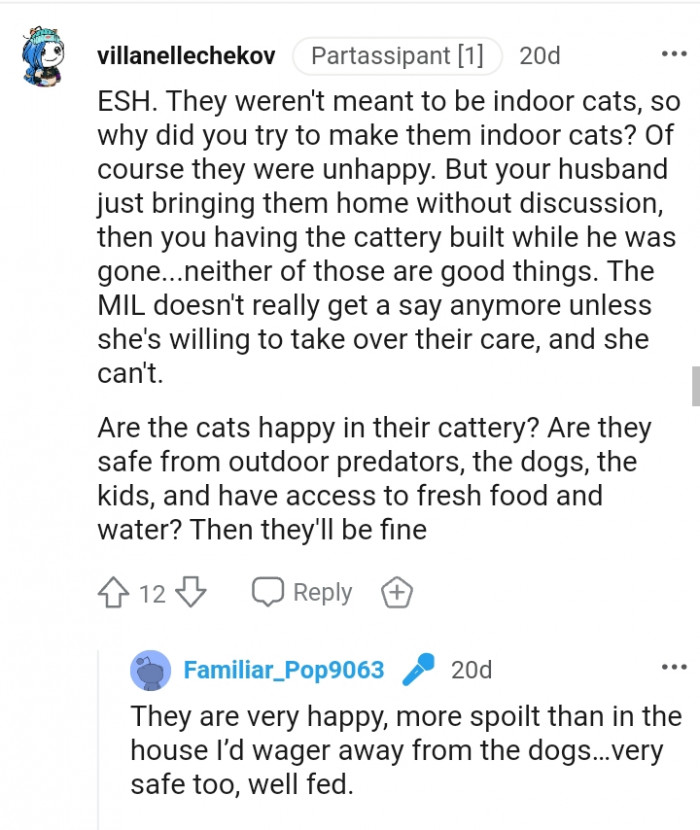 They weren't meant to be indoor cats