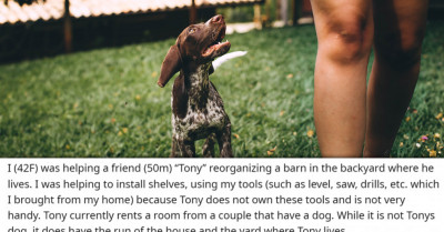 Woman Expects Friend To Clean Dog Poop Off Her Shoe After Accidentally Stepping In It In His Yard