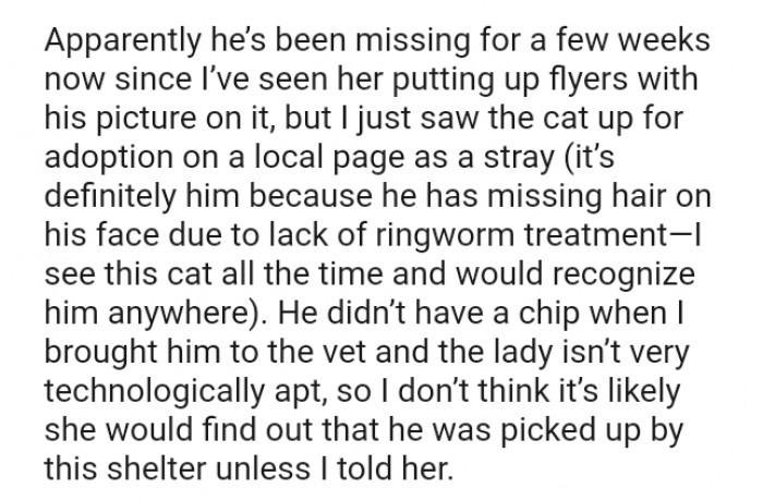 She won't find out that he was picked up