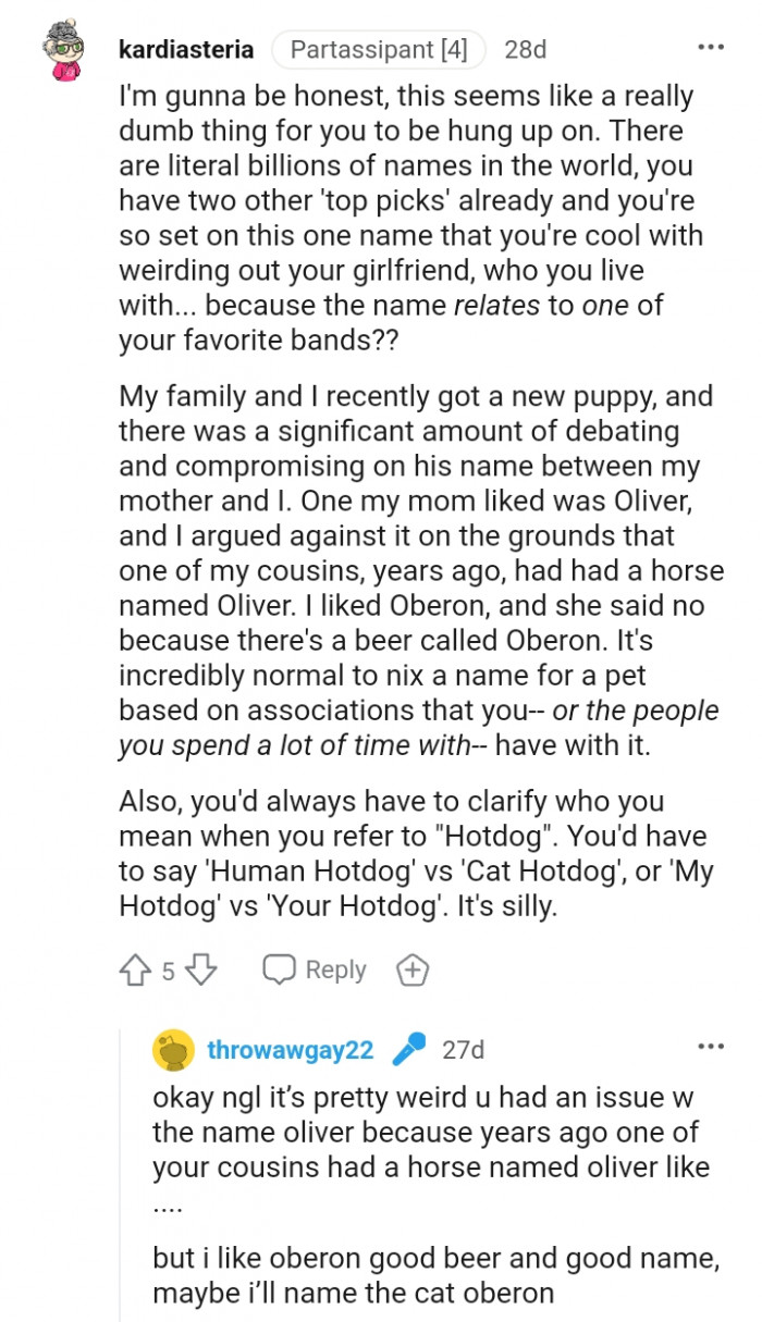 This seems like a really dumb thing to be hung up about