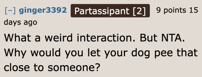 The guy's very unsanitary.