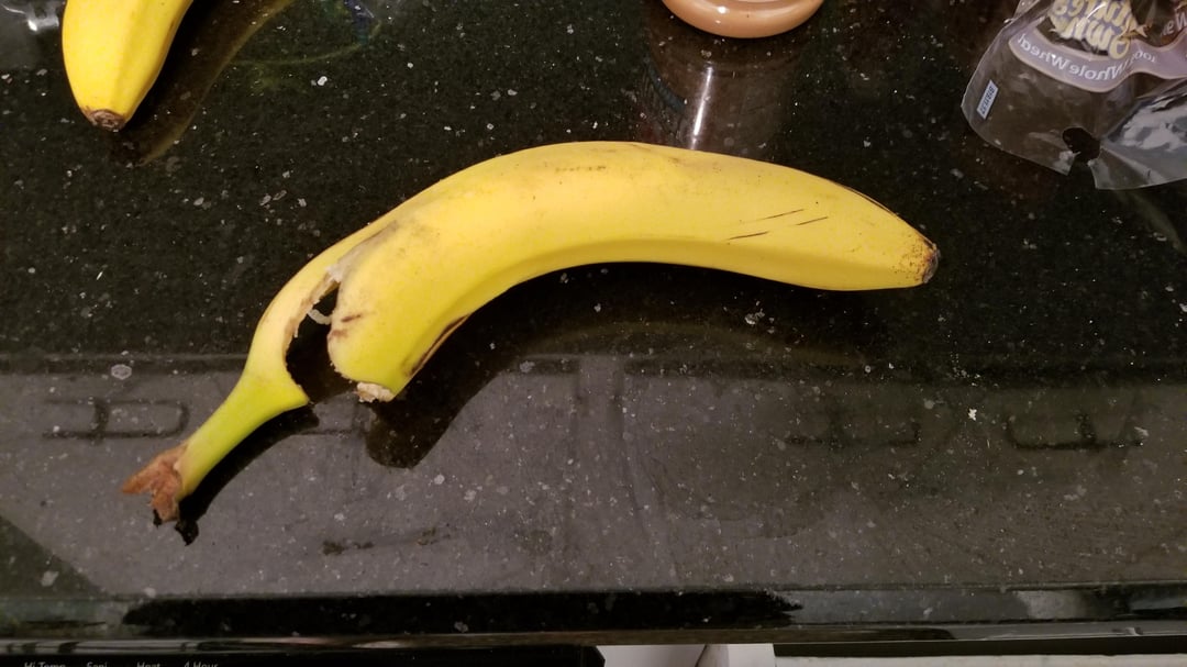 20. My mother in law eats one bite of a new banana every morning and leaves the rest on the counter 