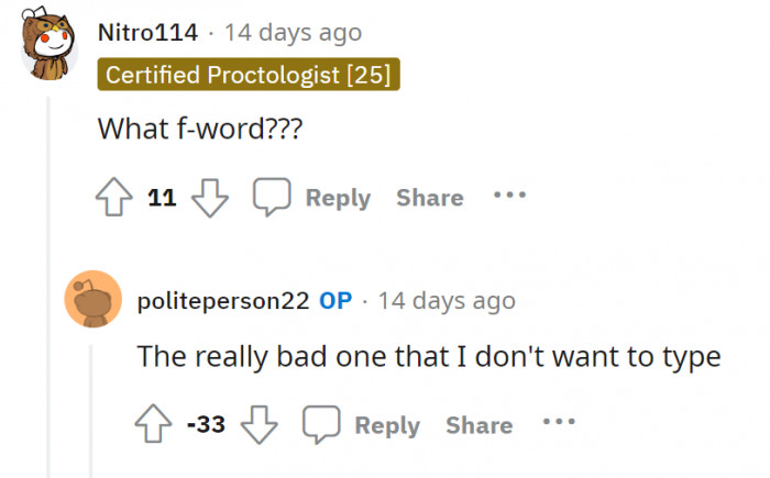 Not sure if this Redditor is clowning OP, but here you go. OP replies their sentiment.