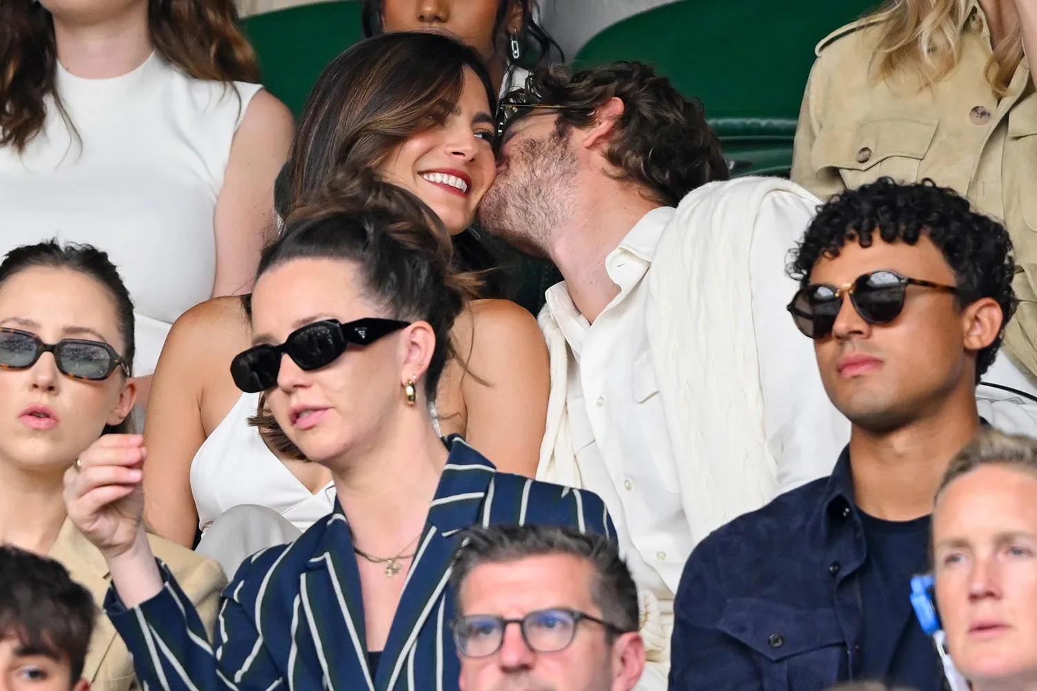 At the FUBAR premiere, Barbaro shared her excitement about working with Luca and the cast without directly confirming anything.