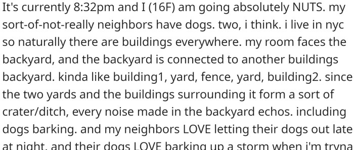 OP expressed concern over a neighbor who frequently engages in loud activities during the late night hours