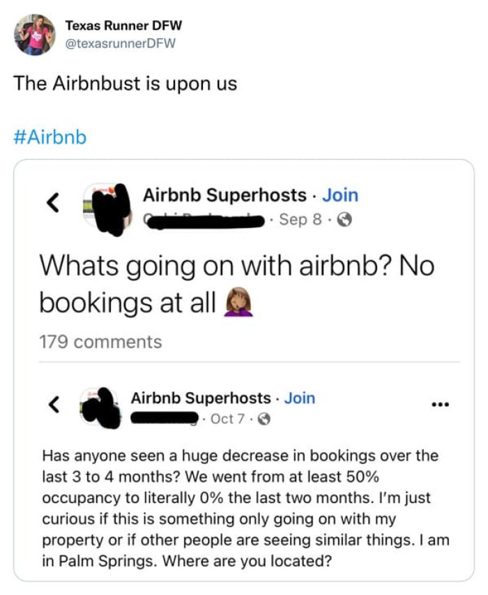 One Airbnb Superhost asked: