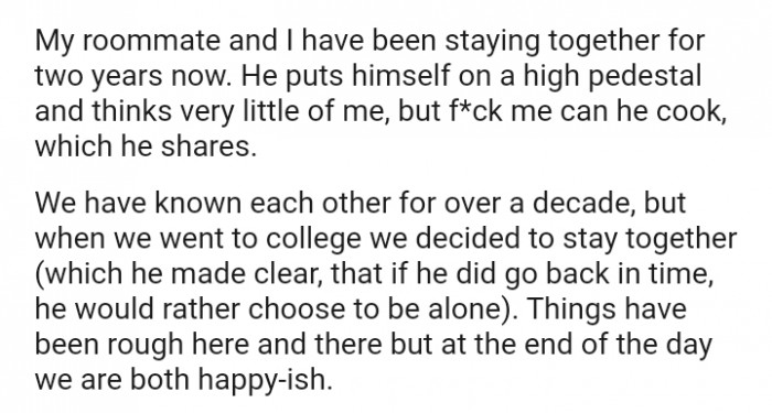 We have known each other for over a decade