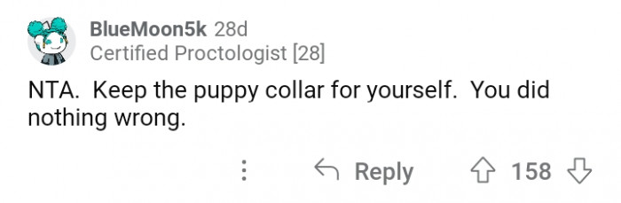 #11 Just keep the collar.