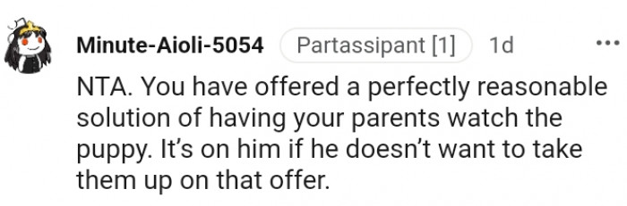 18. It's on him if he doesn't want to take the offer