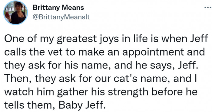 9. Jeff, and baby Jeff.