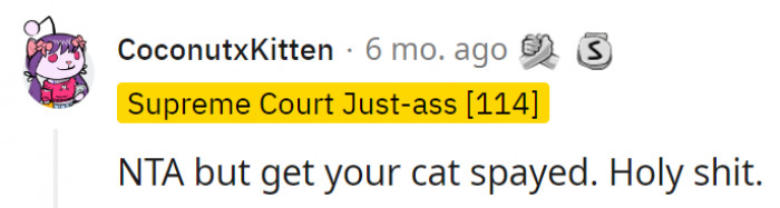 5. There are so many kittens that don't find homes, and increasing their number would not be beneficial.