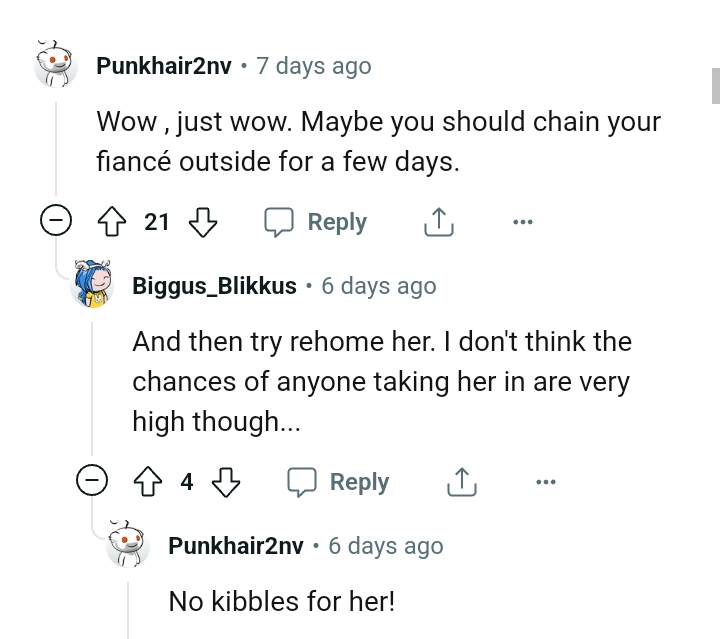 No Kibbles for Her
