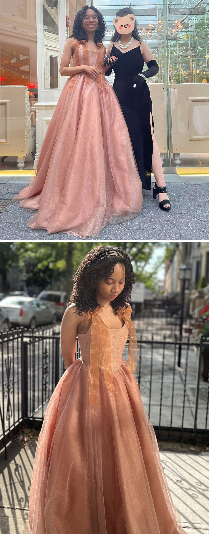 24. I Made My And My Friend's Prom Dresses