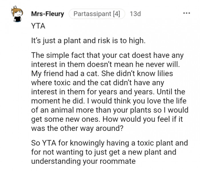 How would you feel if it was the other way round?