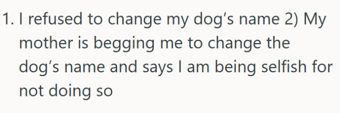 OP has offered the following explanation for why they think they might be the asshole: