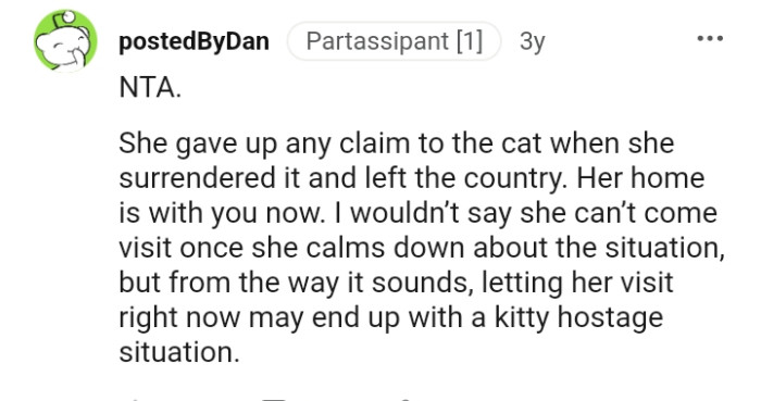 Her home is with you now