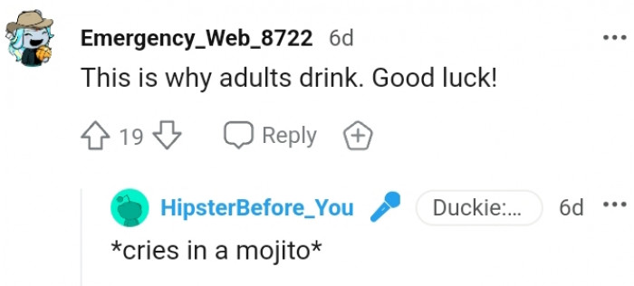 11. Why adults drink...