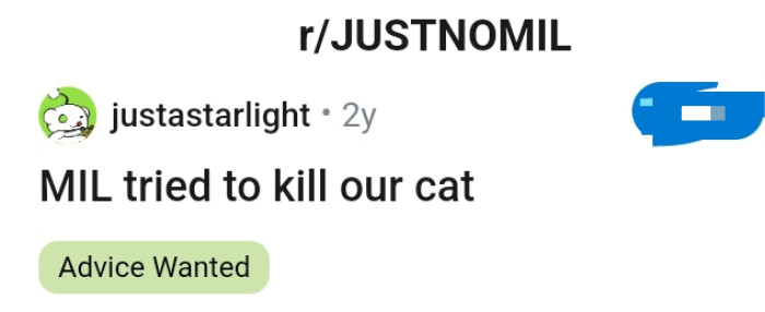 The OP took to the AITA subreddit community to tell her story