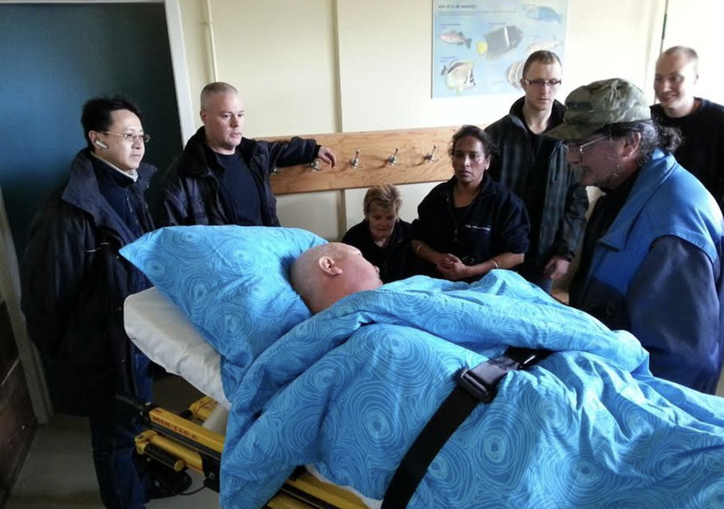 Mario, terminally ill at 54, wished to be wheeled into Rotterdam’s Diergaarde Blijdorp zoo's giraffe enclosure.