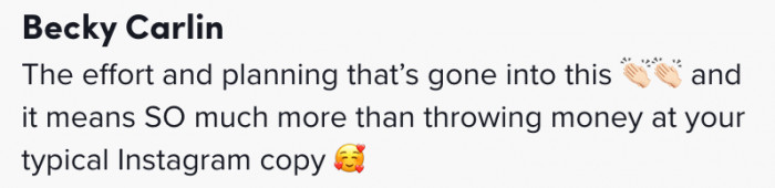 The effort and planning are top-notch