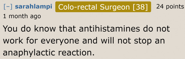 Worst case scenario (but we don't know if this is the case with the original poster's mother, though).