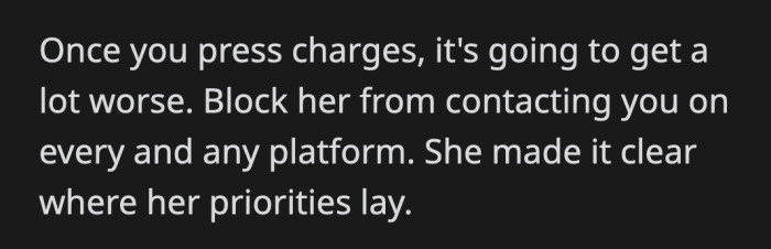 OP should definitely preemptively block MIL on everything to avoid further drama.