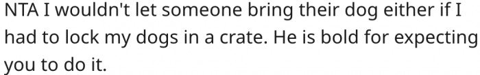 14. Her brother is asking for too much.