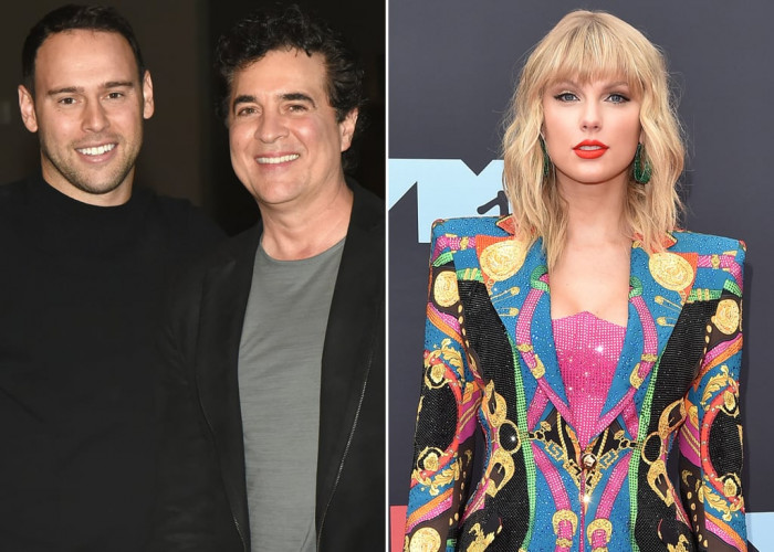 8. Taylor Swift, Scooter Braun and Scott Borchetta