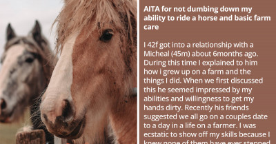 Man Asks GF To Dumb Down Her Farming Skills To "Not Be Emasculated By His Woman" Around Friends