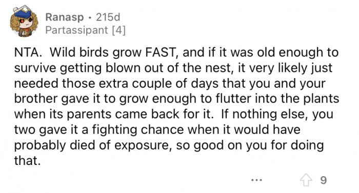 "If nothing else, you two gave it a fighting chance."