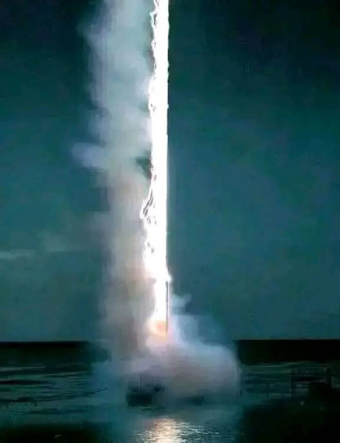 1. Capturing the exact moment lightning hits water…absolutely amazing!