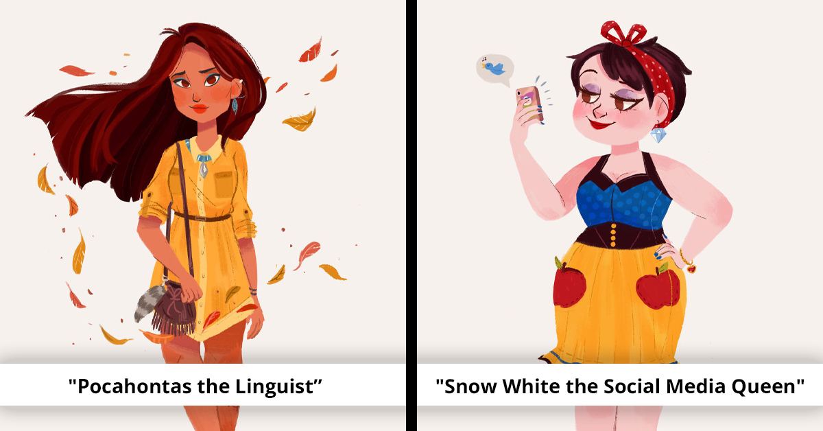 Disney Princesses Reimagined As Modern Women In The 21st Century