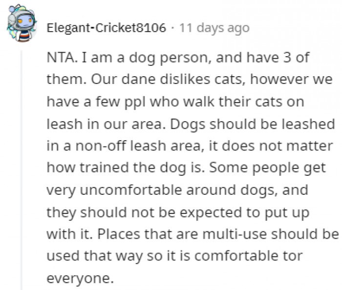 9. Most people agreed that OP was right about this.