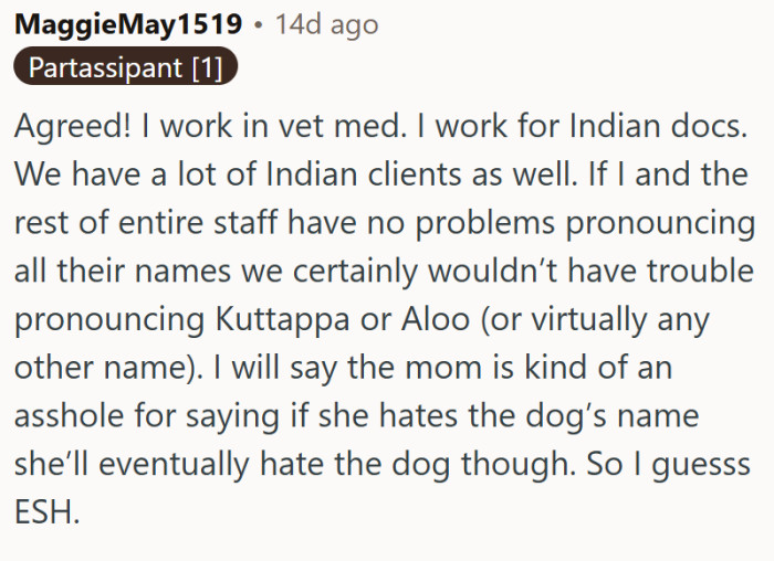 People working in vet med say: