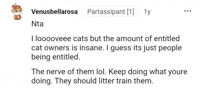 This Redditor is just guessing that it's people being entitled