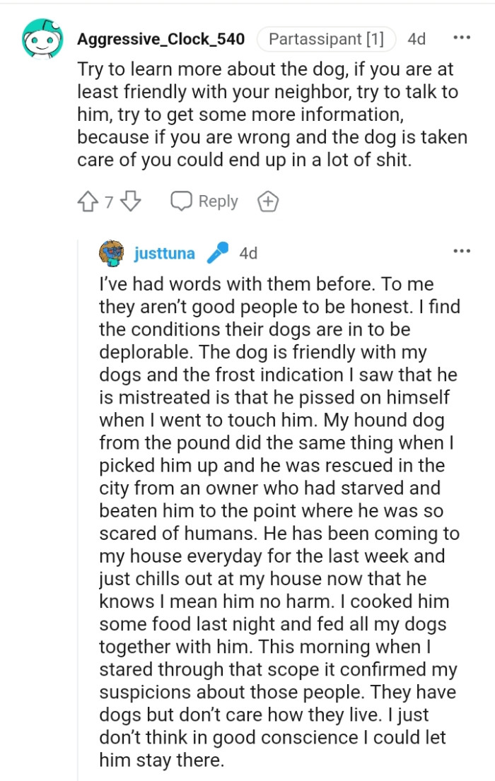 Try to talk to him and get more information