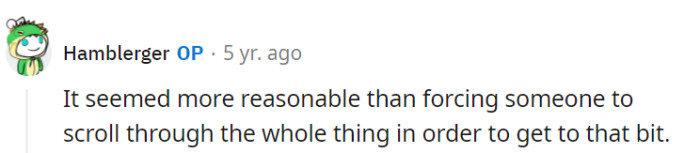 Absolutely, a courteous TL;DR is like providing a shortcut through the information jungle, saving fellow travelers valuable scrolling time.