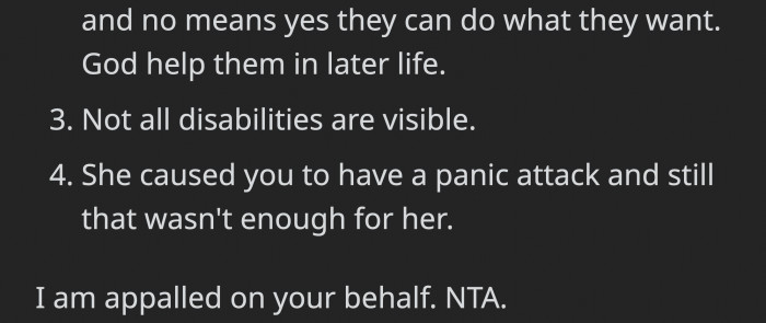 NTA and why the parent is in the wrong