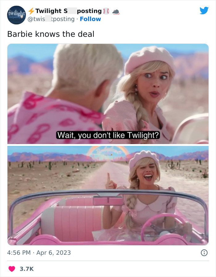 8. Barbie really knows the deal