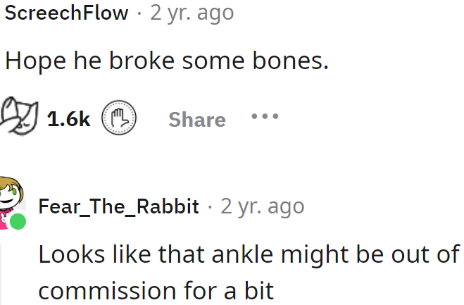 People wanted that man to get hurt over what he did.