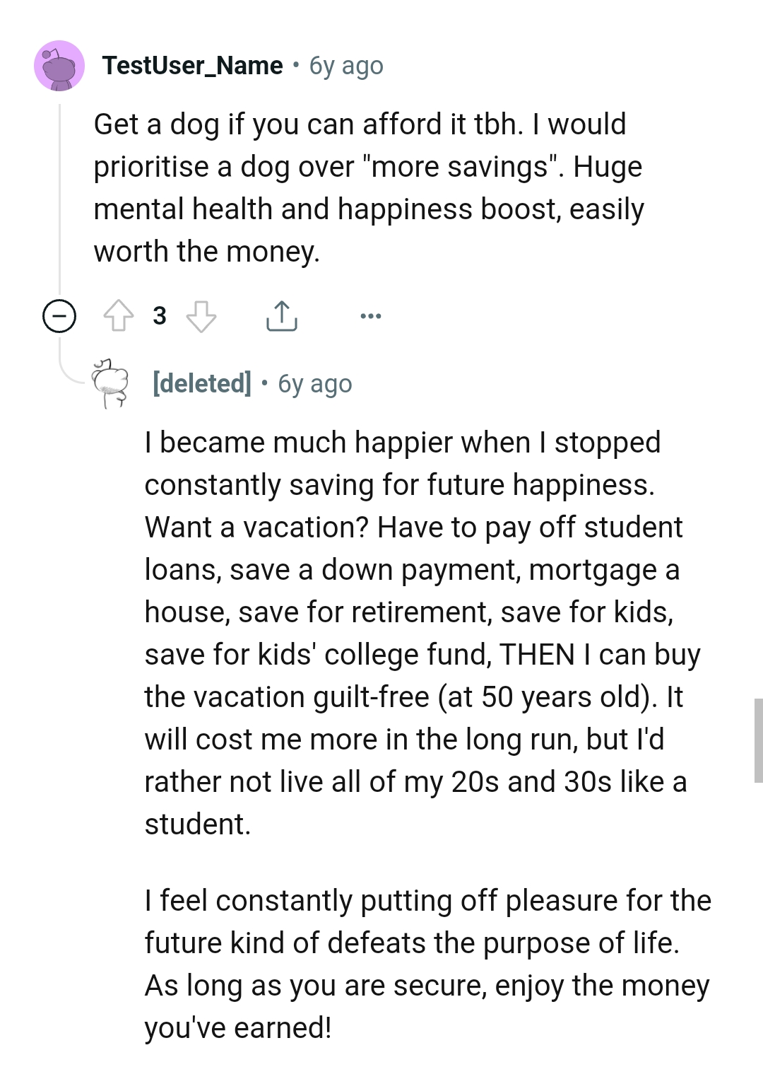 A huge mental health and happiness boost